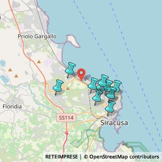 Mappa Contrada Targia, 96100 Siracusa SR, Italia (3.40636)