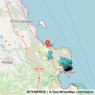 Mappa Contrada Targia, 96100 Siracusa SR, Italia (5.8035)