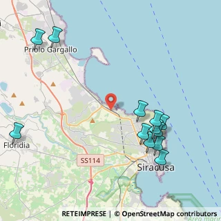 Mappa Contrada Targia, 96100 Siracusa SR, Italia (5.62167)