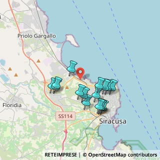 Mappa Contrada Targia, 96100 Siracusa SR, Italia (3.605)