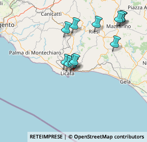 Mappa Viale Martiri della Libertà, 92027 Licata AG, Italia (14.91083)