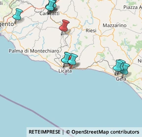 Mappa Viale Martiri della Libertà, 92027 Licata AG, Italia (20.765)