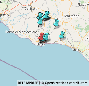 Mappa Viale Martiri della Libertà, 92027 Licata AG, Italia (11.6285)