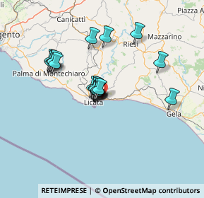 Mappa Viale Martiri della Libertà, 92027 Licata AG, Italia (11.629)