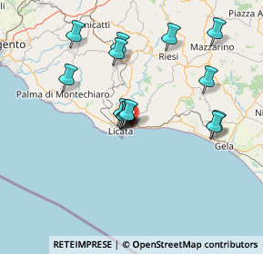 Mappa Viale Martiri della Libertà, 92027 Licata AG, Italia (14.37333)