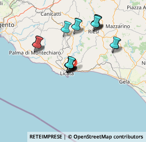 Mappa Viale Martiri della Libertà, 92027 Licata AG, Italia (14.1835)