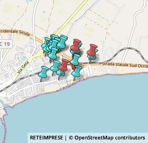 Mappa Viale Martiri della Libertà, 92027 Licata AG, Italia (0.67692)