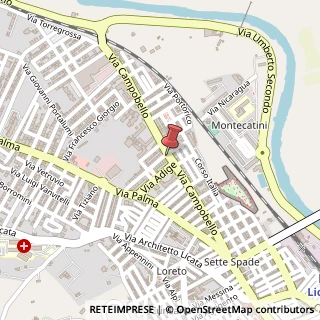 Mappa Via Campobello, 115, 92027 Licata, Agrigento (Sicilia)