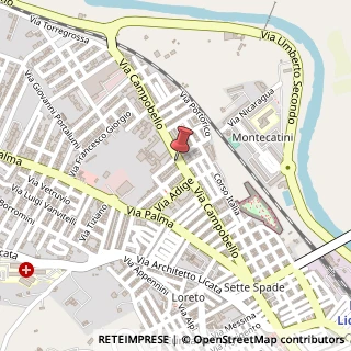 Mappa Via Campobello,  111, 92027 Licata, Agrigento (Sicilia)