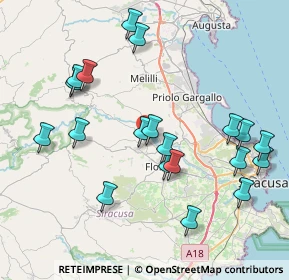 Mappa SP 28, 96010 Solarino SR, Italia (9.5665)