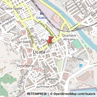 Mappa Corso Umberto, 51, 92027 Licata, Agrigento (Sicilia)