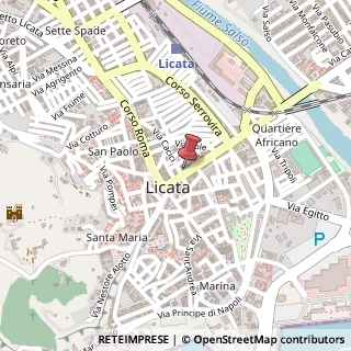 Mappa Corso Umberto, 29, 92027 Licata, Agrigento (Sicilia)