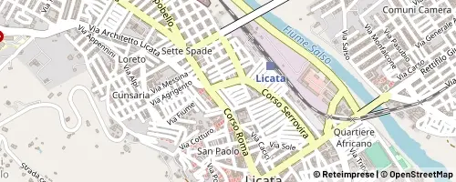 Mappa Licata