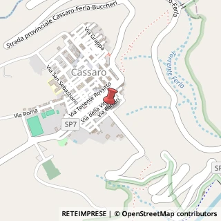 Mappa Via Anapo, 1, 96010 Cassaro SR, Italia, 96010 Cassaro, Siracusa (Sicilia)