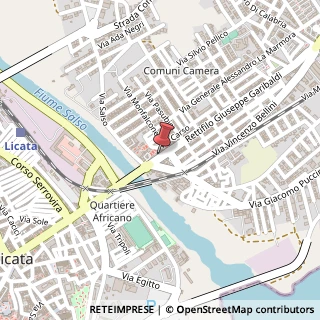 Mappa Via Rettifilo Garibaldi, 8, 92027 Licata, Agrigento (Sicilia)