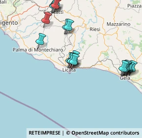 Mappa Via Paisiello, 92027 Licata AG, Italia (19.3095)