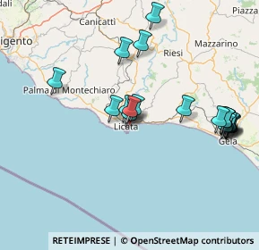 Mappa Via Paisiello, 92027 Licata AG, Italia (18.1345)