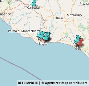 Mappa Via Paisiello, 92027 Licata AG, Italia (14.18643)