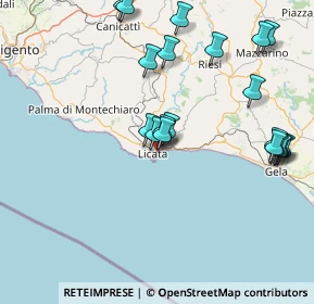 Mappa Via Paisiello, 92027 Licata AG, Italia (19.696)