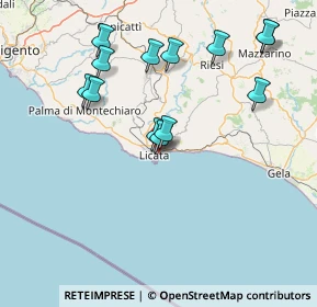 Mappa Via Paisiello, 92027 Licata AG, Italia (17.85385)