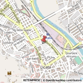 Mappa Via Giovanni Amendola 41, 43, 92027 Licata, Agrigento (Sicilia)