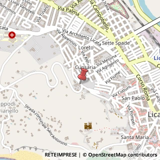 Mappa Strada Comunale Oreto Grata, 1, 92027 Licata, Agrigento (Sicilia)