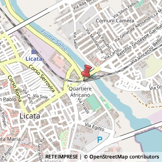 Mappa Corso Umberto, 126, 92027 Licata, Agrigento (Sicilia)