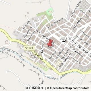Mappa Via Verdi, 37, 96010 Solarino, Siracusa (Sicilia)