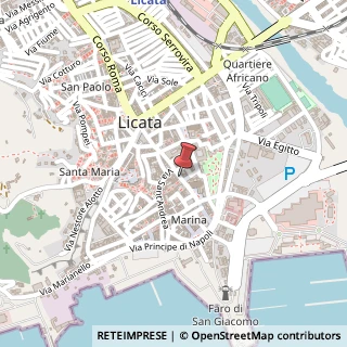 Mappa Corso Vittorio Emanuele, 72, 92027 Licata, Agrigento (Sicilia)