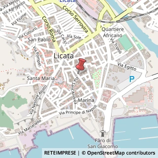 Mappa Corso Vittorio Emanuele, 53, 92027 Licata, Agrigento (Sicilia)
