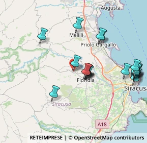 Mappa Via Minzoni, 96010 Solarino SR, Italia (9.5465)