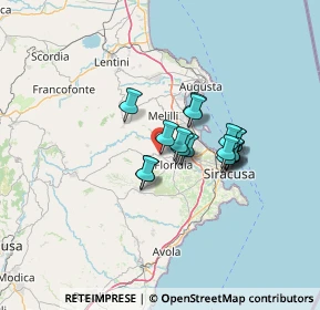 Mappa Via Minzoni, 96010 Solarino SR, Italia (10.40706)