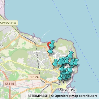 Mappa Via Francofonte, 96100 Siracusa SR, Italia (2.547)
