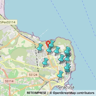 Mappa Via Francofonte, 96100 Siracusa SR, Italia (1.96462)