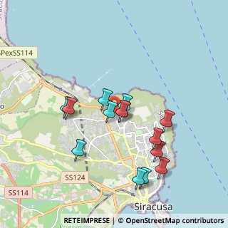 Mappa Via Lentini, 96100 Siracusa SR, Italia (1.90429)