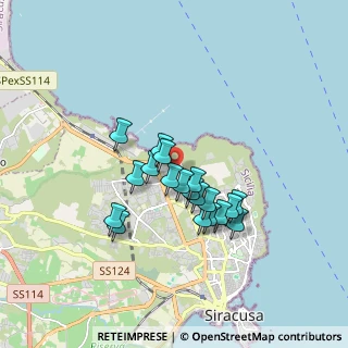 Mappa Via Carlentini, 96100 Siracusa SR, Italia (1.51421)