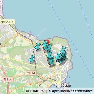 Mappa Via Carlentini, 96100 Siracusa SR, Italia (1.7445)