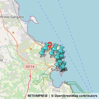 Mappa Via Sortino, 96100 Siracusa SR, Italia (3.07167)