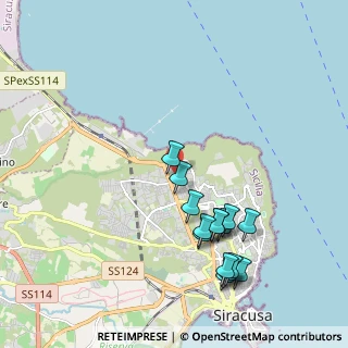 Mappa Via Sortino, 96100 Siracusa SR, Italia (2.40933)
