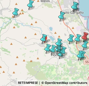 Mappa Via Catania, 96010 Solarino SR, Italia (5.5005)