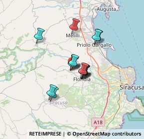 Mappa Via Catania, 96010 Solarino SR, Italia (5.175)