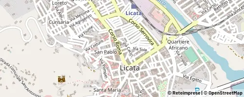 Mappa Licata
