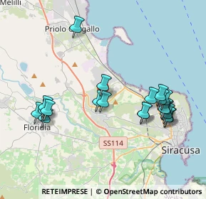 Mappa Via Luigi Pirandello, 96010 Melilli SR, Italia (4.564)