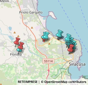 Mappa Via Luigi Pirandello, 96010 Melilli SR, Italia (4.4195)