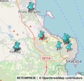Mappa Via Luigi Pirandello, 96010 Melilli SR, Italia (5.09636)