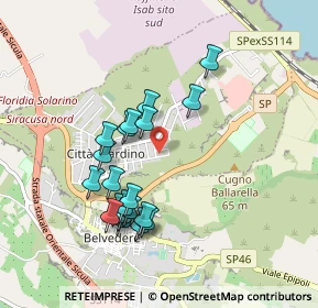 Mappa Via Luigi Pirandello, 96010 Melilli SR, Italia (0.9725)