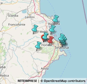 Mappa Viale Ragusa, 96010 Solarino SR, Italia (9.86273)