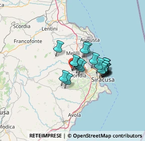 Mappa Viale Ragusa, 96010 Solarino SR, Italia (10.2685)