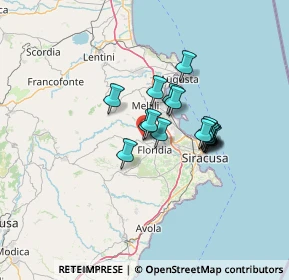 Mappa Viale Ragusa, 96010 Solarino SR, Italia (10.66059)