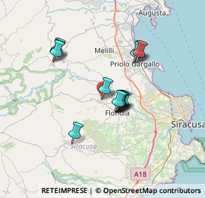 Mappa Viale Ragusa, 96010 Solarino SR, Italia (6.22)